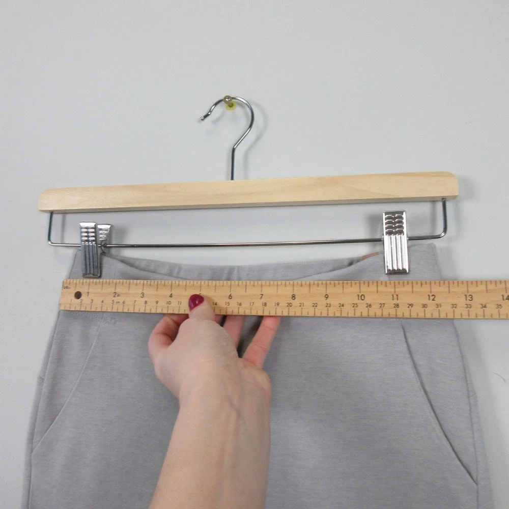 LUNYA Restore Pocket Legging Grey Supima Cotton Lounge Pants XS Made in USA - Picture 2 of 12